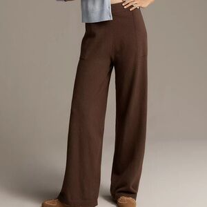 Steve Madden x Anthropologie || dark espresso Kora sweater pants